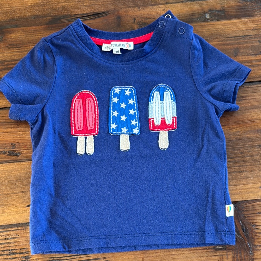 Kids Blue Popsicle T-Shirt